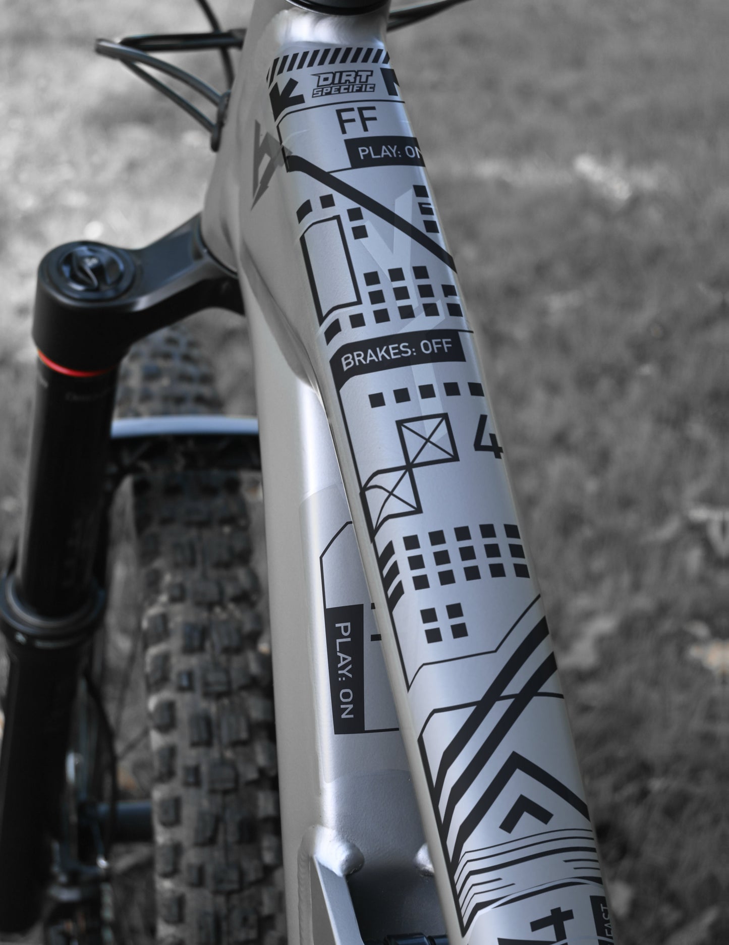 Space station bike decal