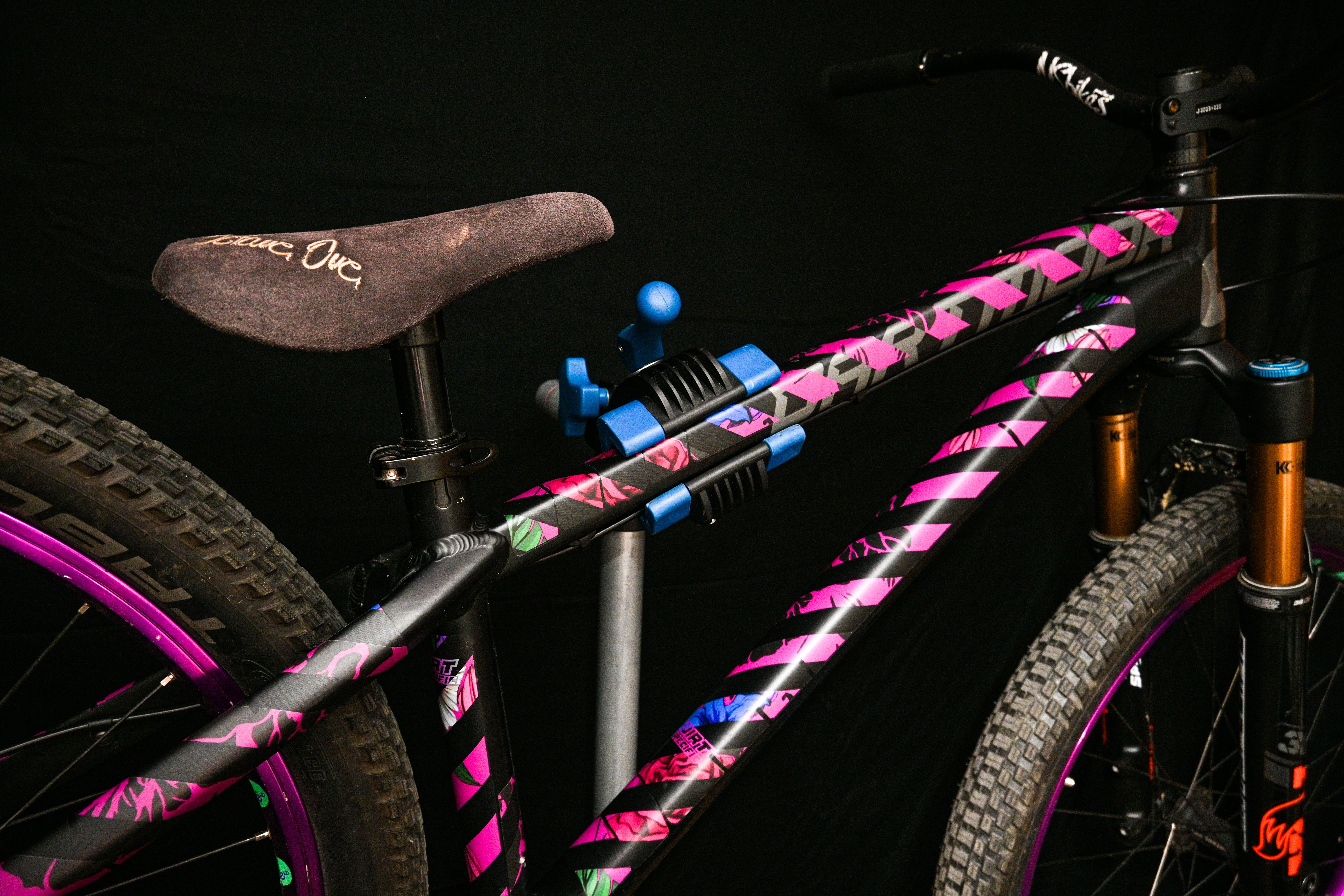 Flower power Bike Frame wrap MK2