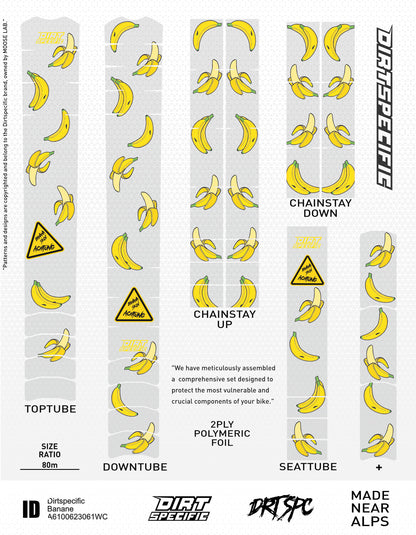 Banane - Bike Frame wrap MK2