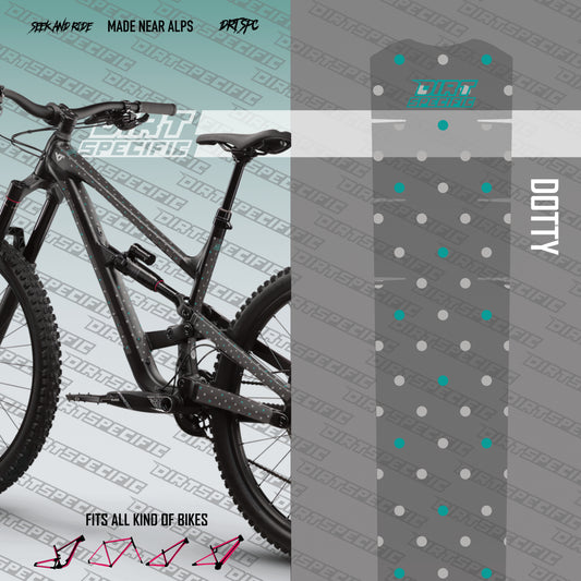 Dotty bike decal