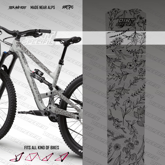 Black garden - Bike Frame wrap MK2