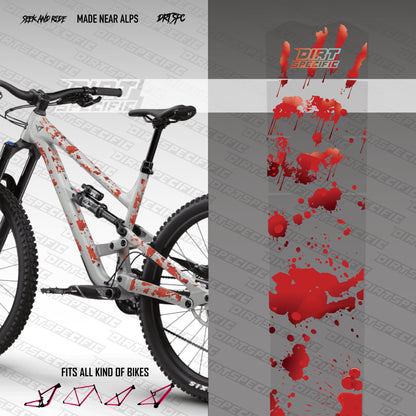 Blood - Halloween SPECIAL - Bike Frame wrap MK2