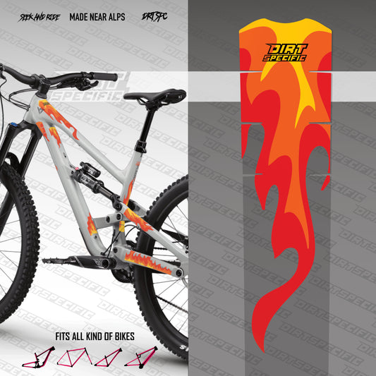 Flames - Bike Frame wrap MK2