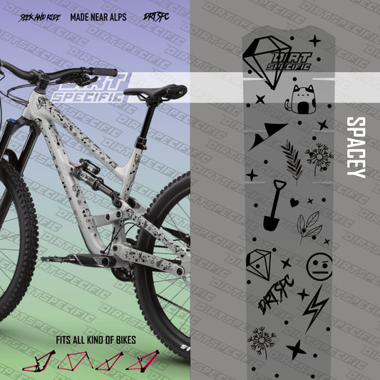 Spacey bike decal