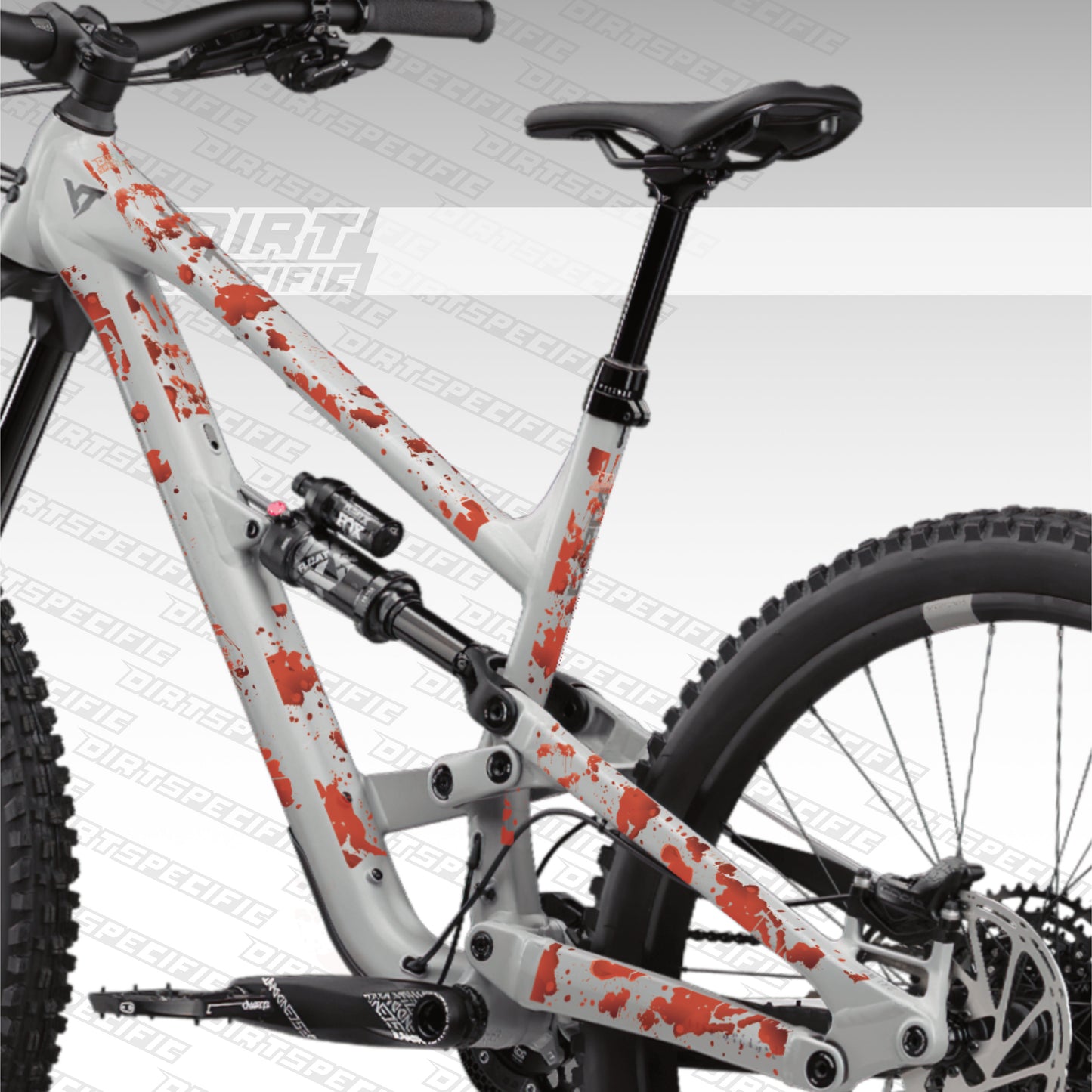 Blood - Halloween SPECIAL - Bike Frame wrap MK2