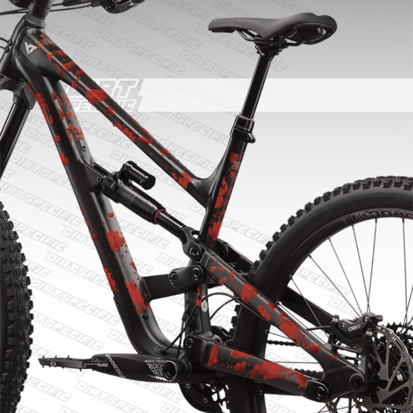 Blood - Halloween SPECIAL - Bike Frame wrap MK2