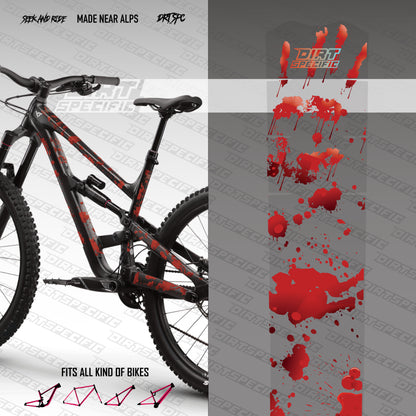 Blood - Halloween SPECIAL - Bike Frame wrap MK2