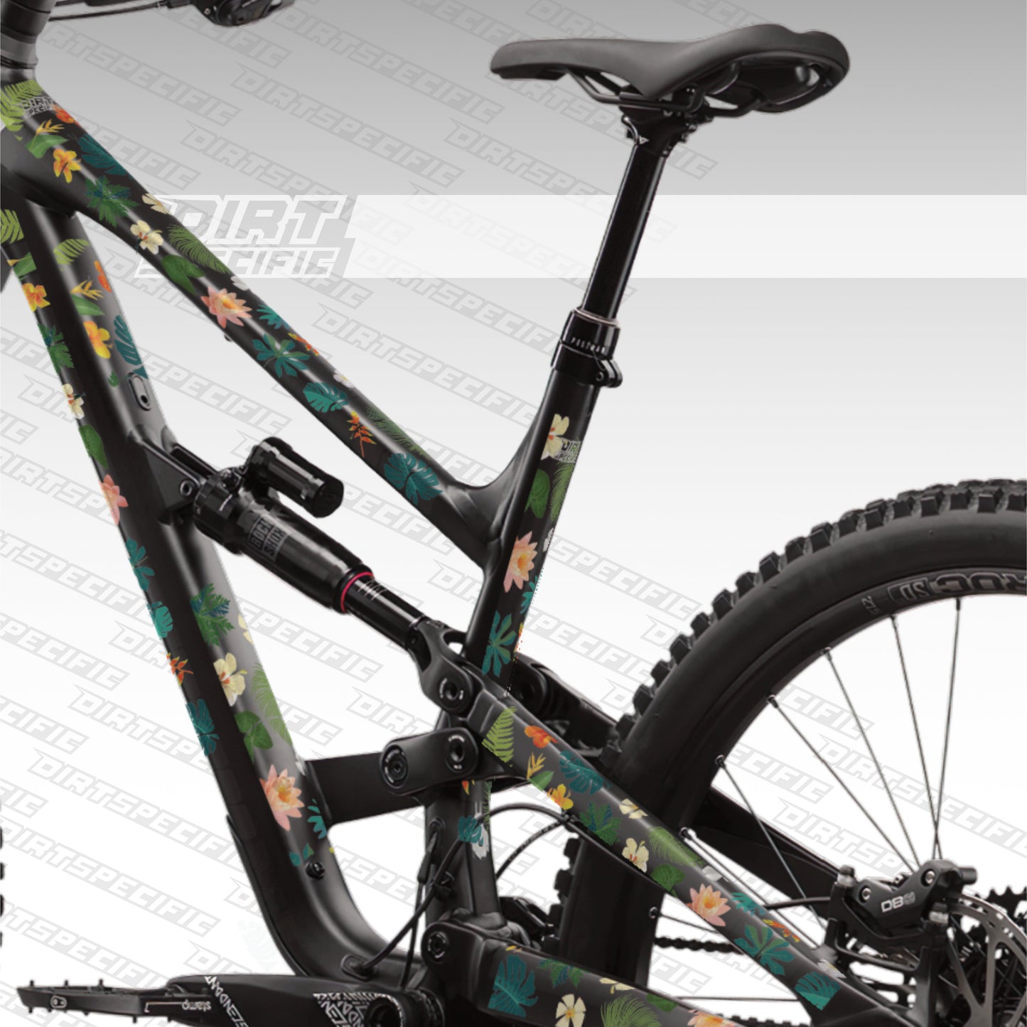 Hawaii - Bike Frame wrap MK2