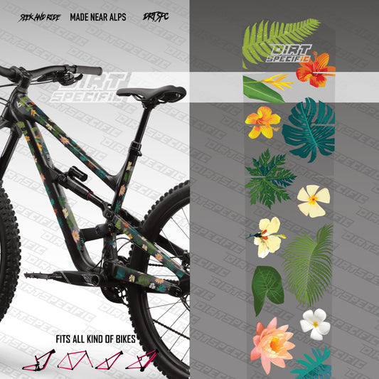 Hawaii - Bike Frame wrap MK2