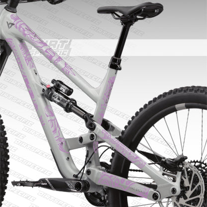 Purple snake - Bike Frame wrap MK2